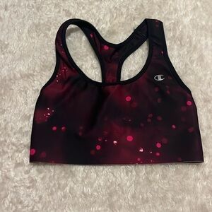 Pink champion sports bra with no pads, size: adult small